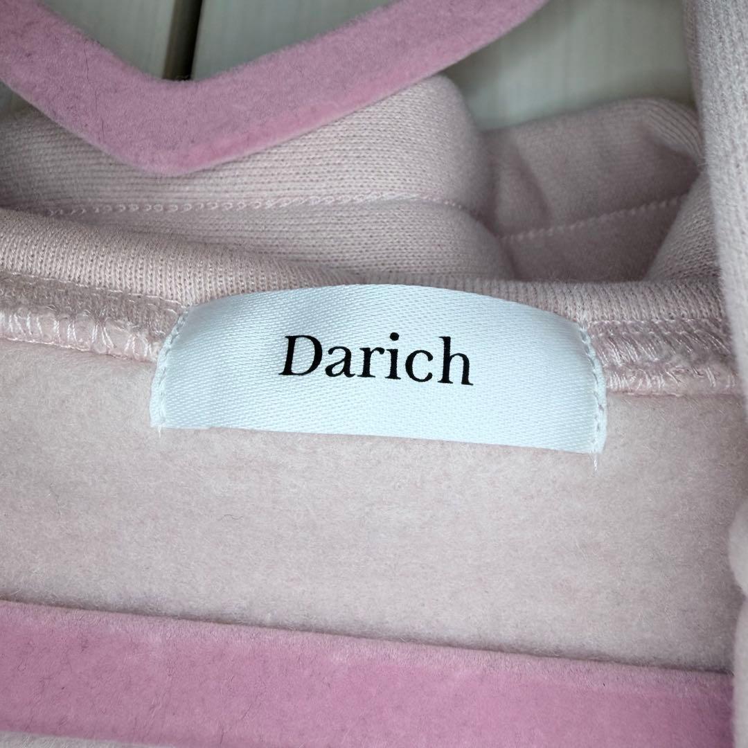 ♡ ダーリッチ Darich ♡ DDロゴビジュージップパーカー　ピンク