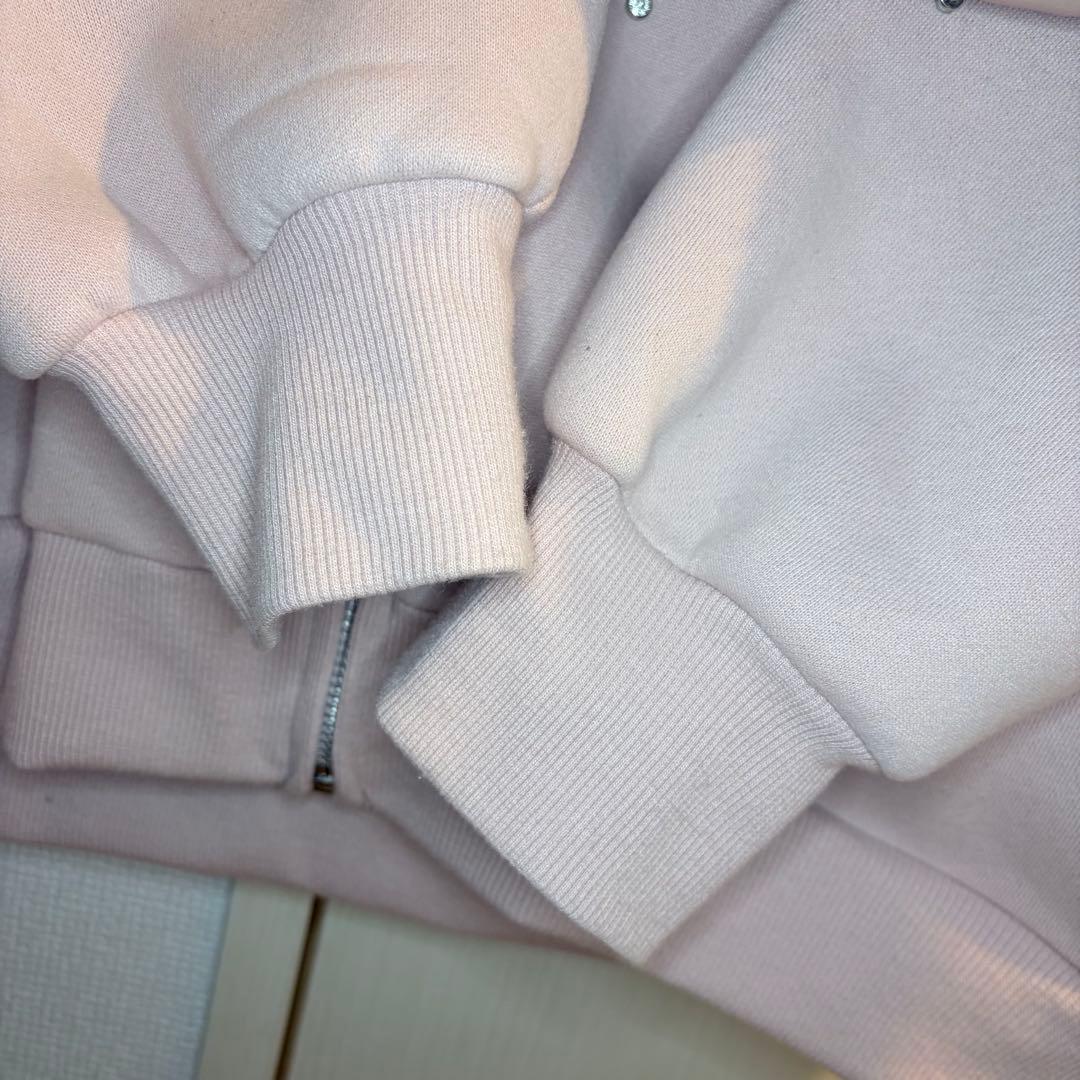 ♡ ダーリッチ Darich ♡ DDロゴビジュージップパーカー　ピンク