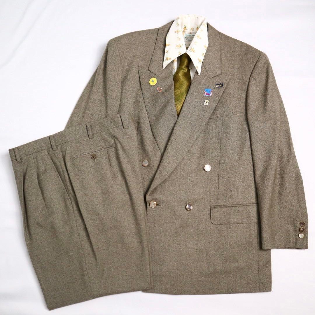 5点セット Vintage LANVIN 80s 90s ダブル セットアップ