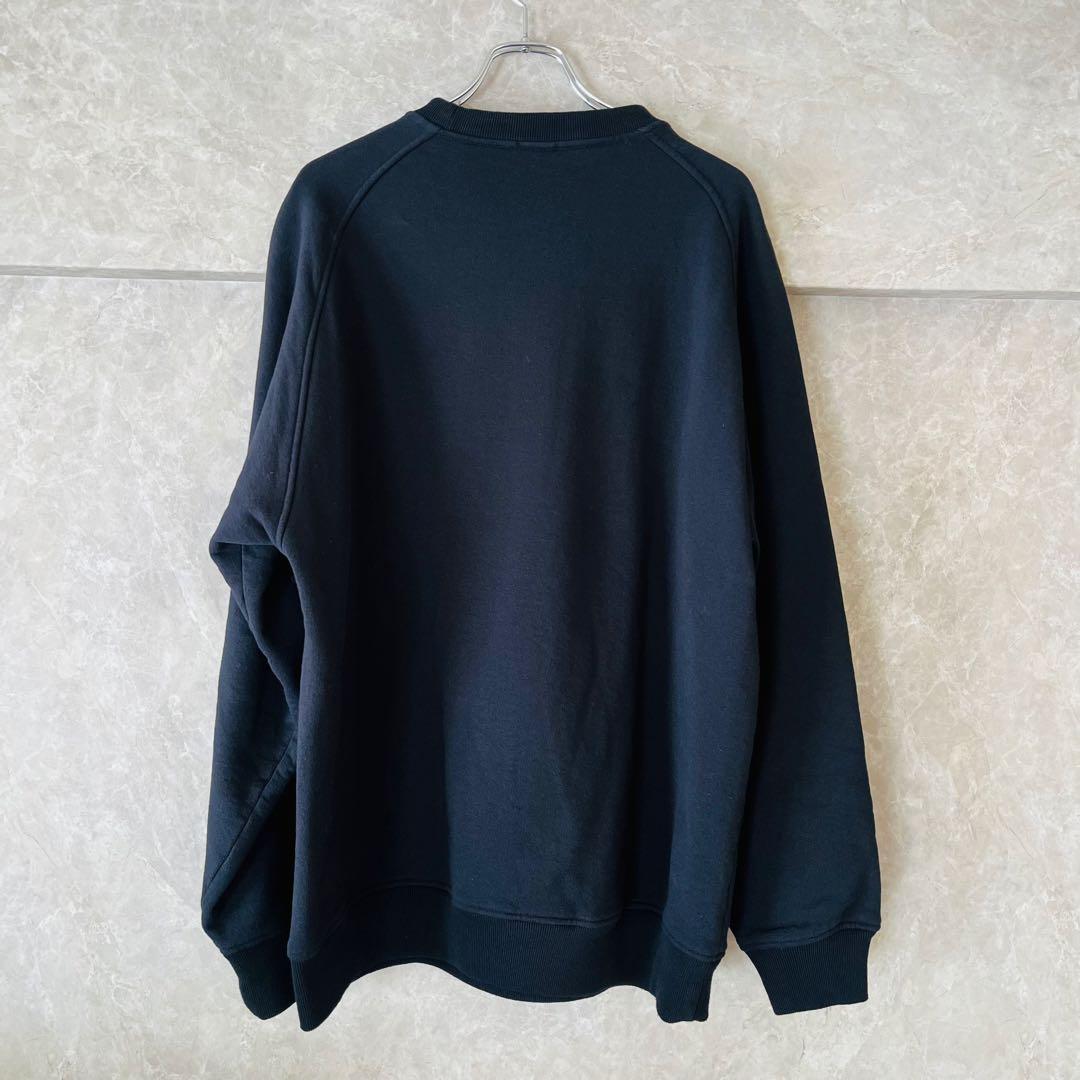 25AW COMOLI コットン裏毛クルーネック ブラック 4