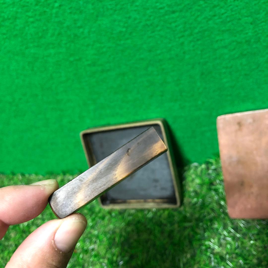 墨合 古文字 中国 工美術文房具　書道具 漢詩「赤壁賦」アンティーク