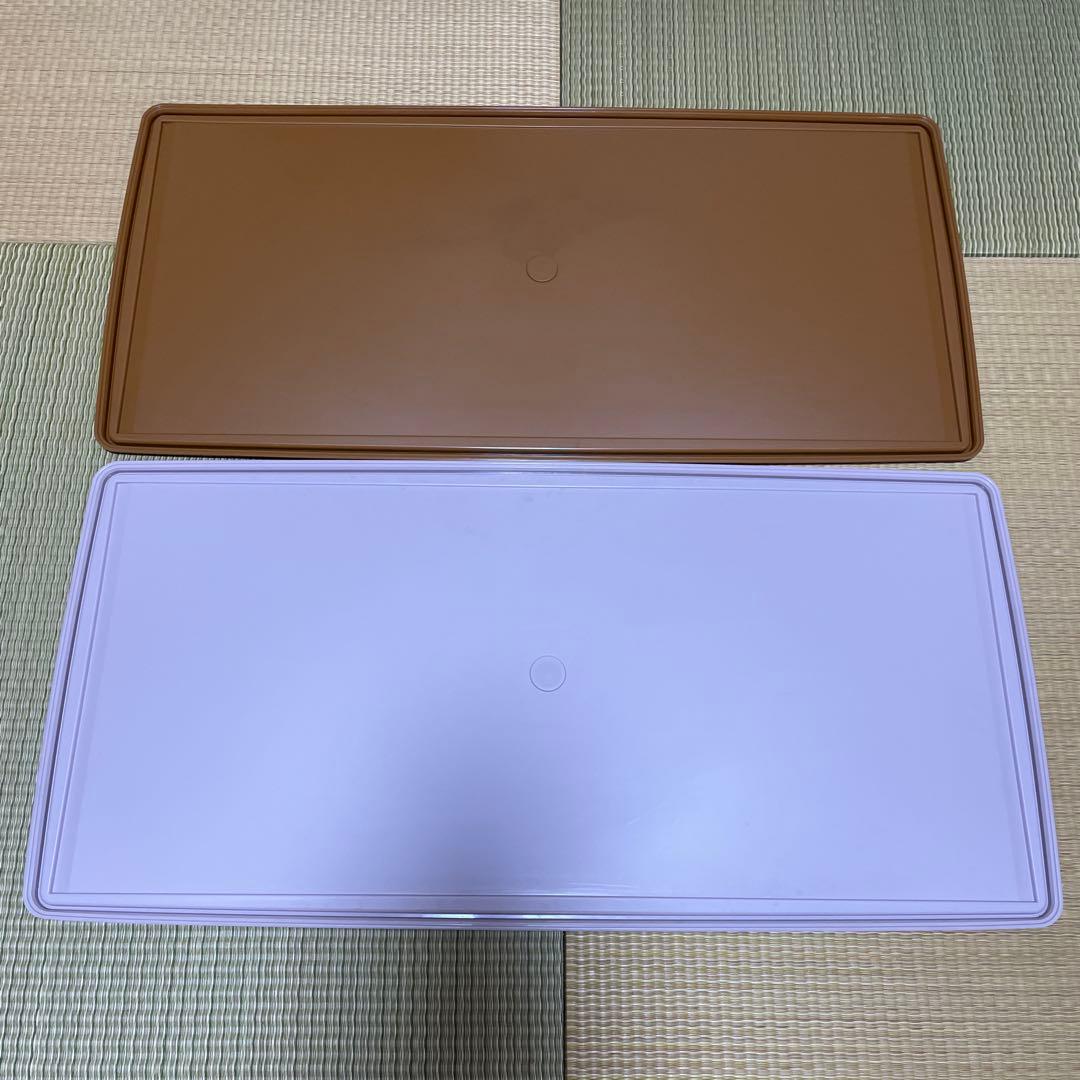 タッパーウェア　ロングスーパーケース深型　2個