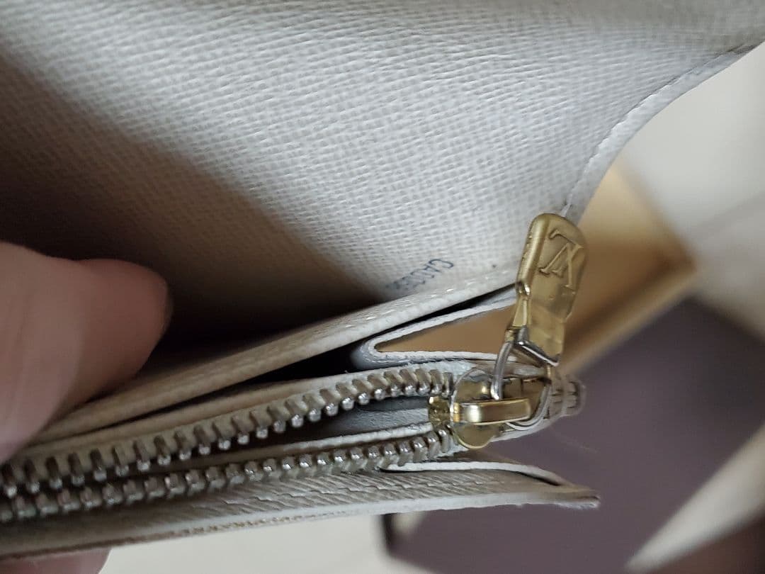 LOUIS VUITTON ダミエ・エベヌ 長財布 箱付き