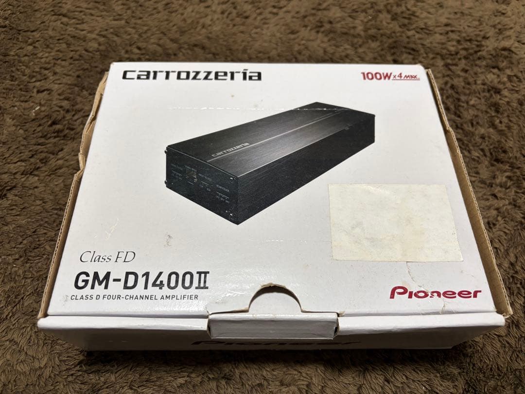 カロッツェリア 小型アンプGM-D1400Ⅱ