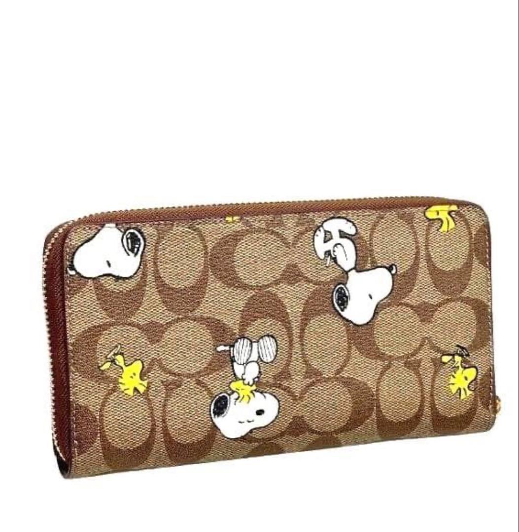 初売り　COACHコーチシグネチャー ピーナッツ スヌーピー ウッドストック