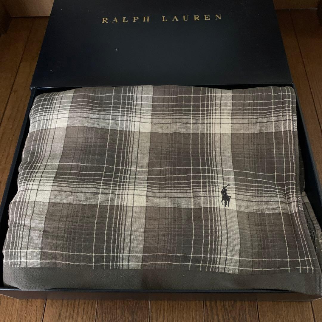 Ralph Lauren チェック柄タオルケット 新品