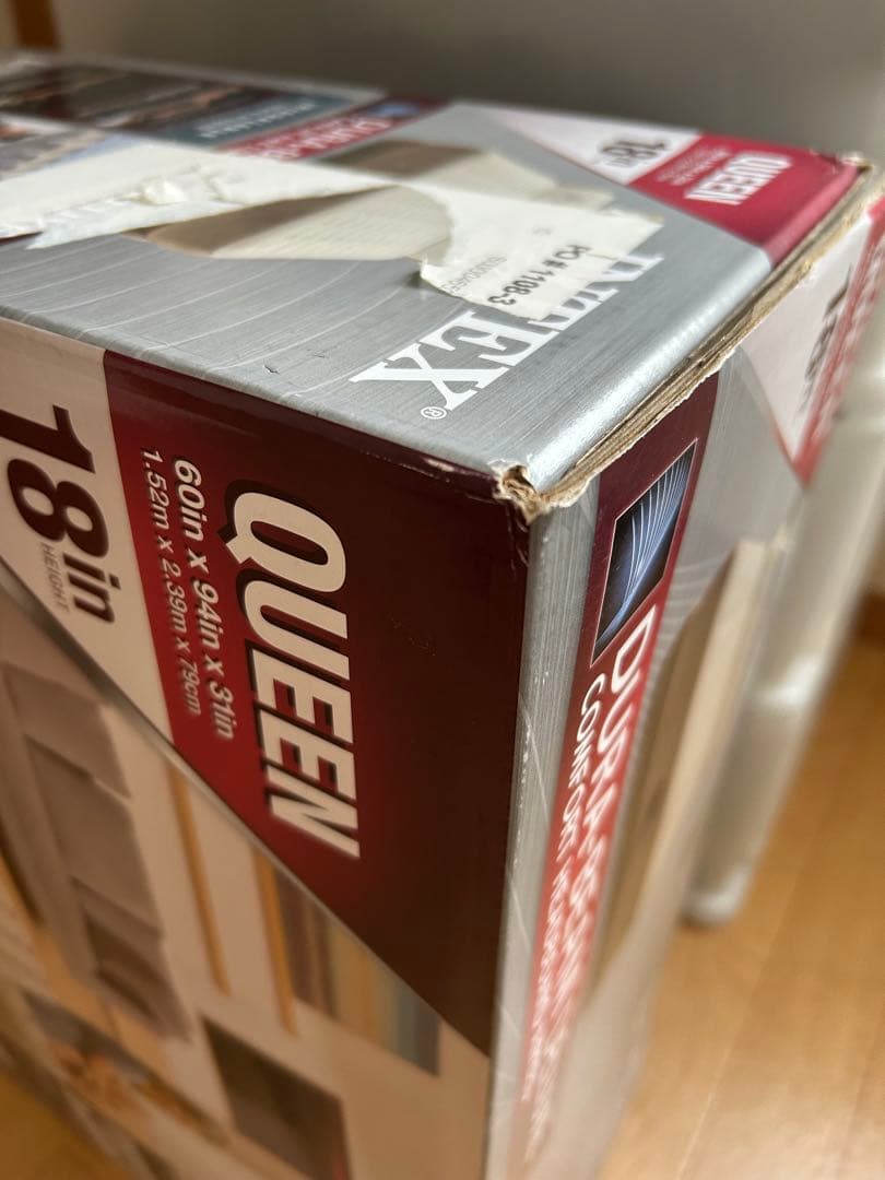 INTEX Dura-Beam Deluxe エアベッド クイーン 18インチ