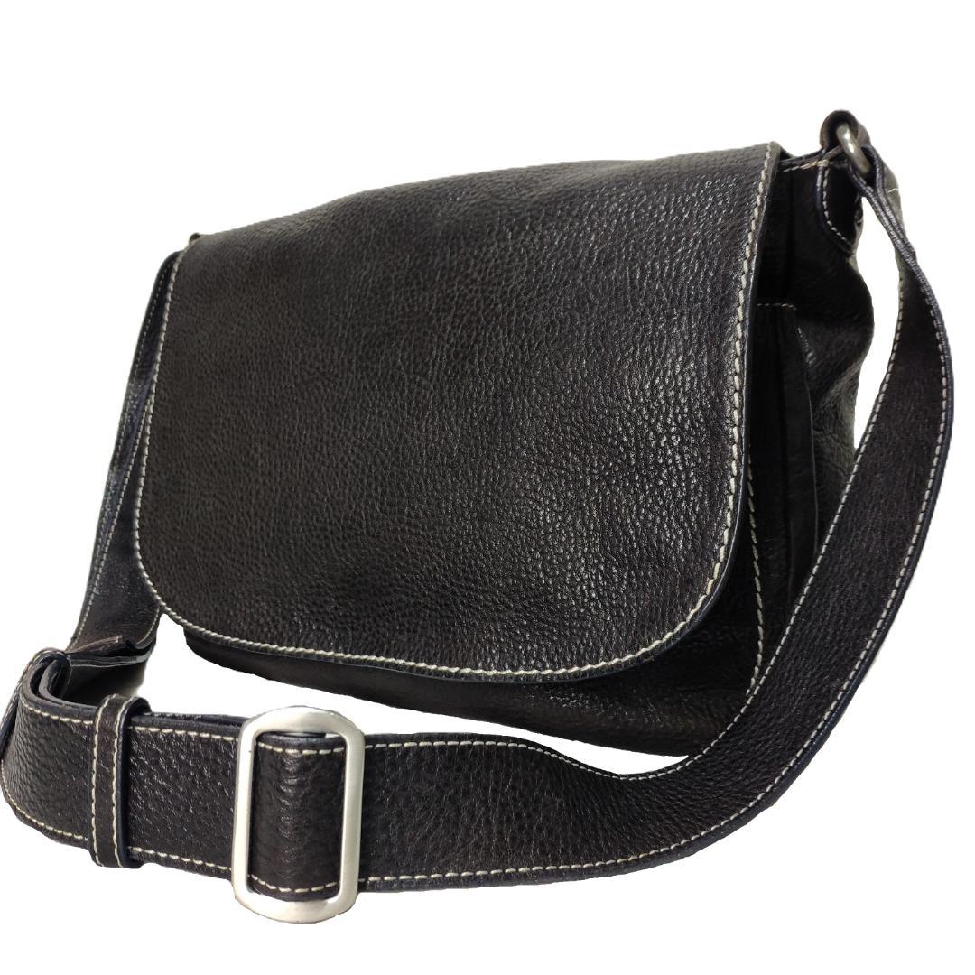 土屋鞄 ショルダー メッセンジャー バッグ トーンオイルヌメ 斜め掛け レザー