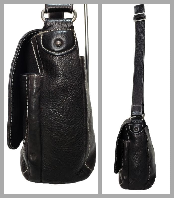 土屋鞄 ショルダー メッセンジャー バッグ トーンオイルヌメ 斜め掛け レザー