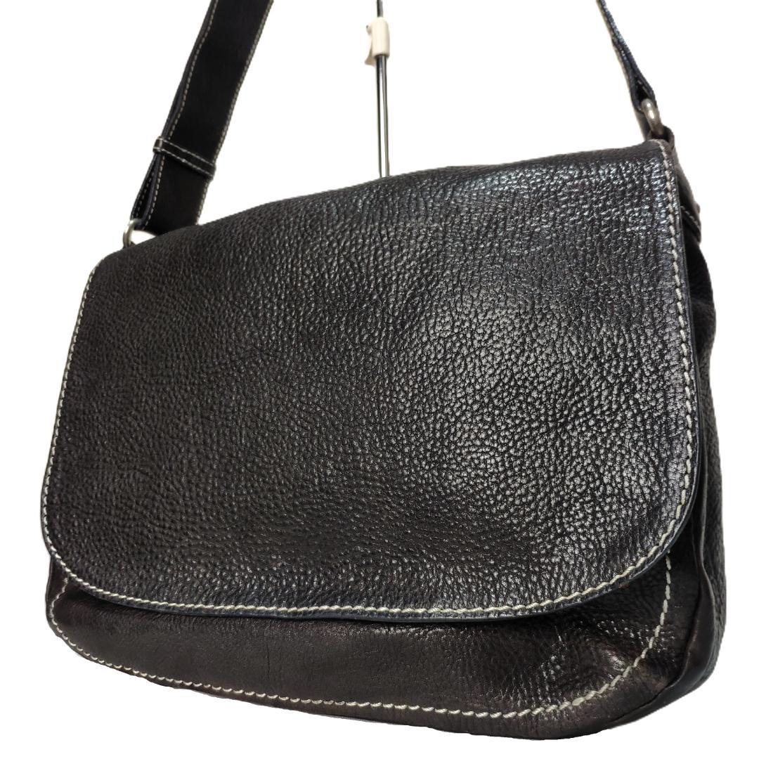 土屋鞄 ショルダー メッセンジャー バッグ トーンオイルヌメ 斜め掛け レザー