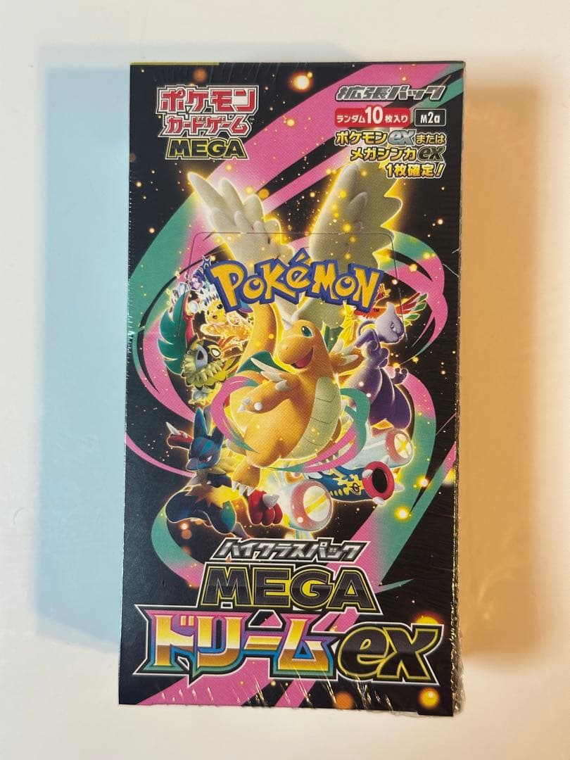 ポケモンカードゲーム MEGAドリームEX シュリンク付きBOX 新品未開封