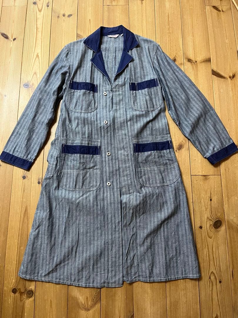 ビンテージ　ショップコート　ヴィンテージ ユニオンメイド　古着　デトロイト