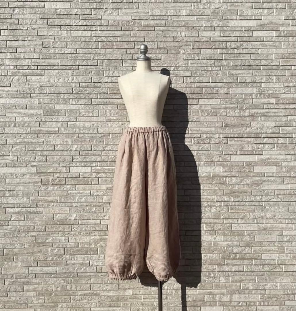 サマンサモスモス 立川限リネンルナポケットパンツ