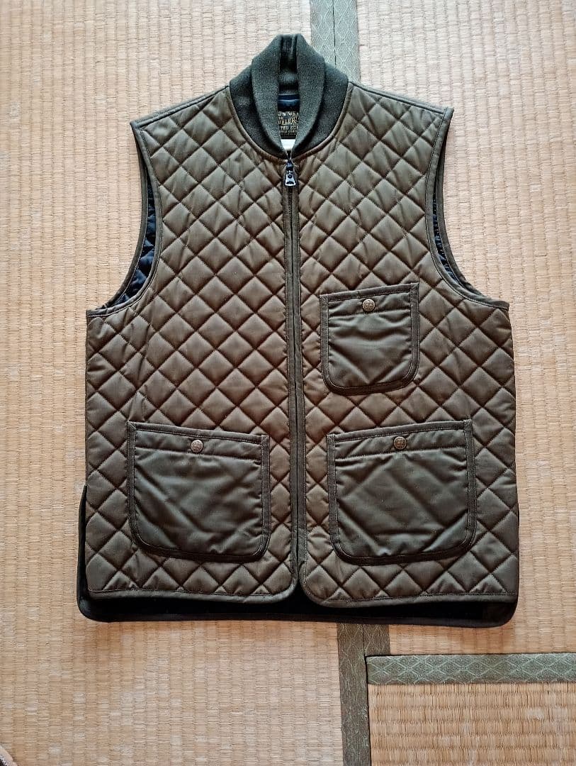 RRL　リミテッド　キルティングベスト　バウアー　ボルチモア