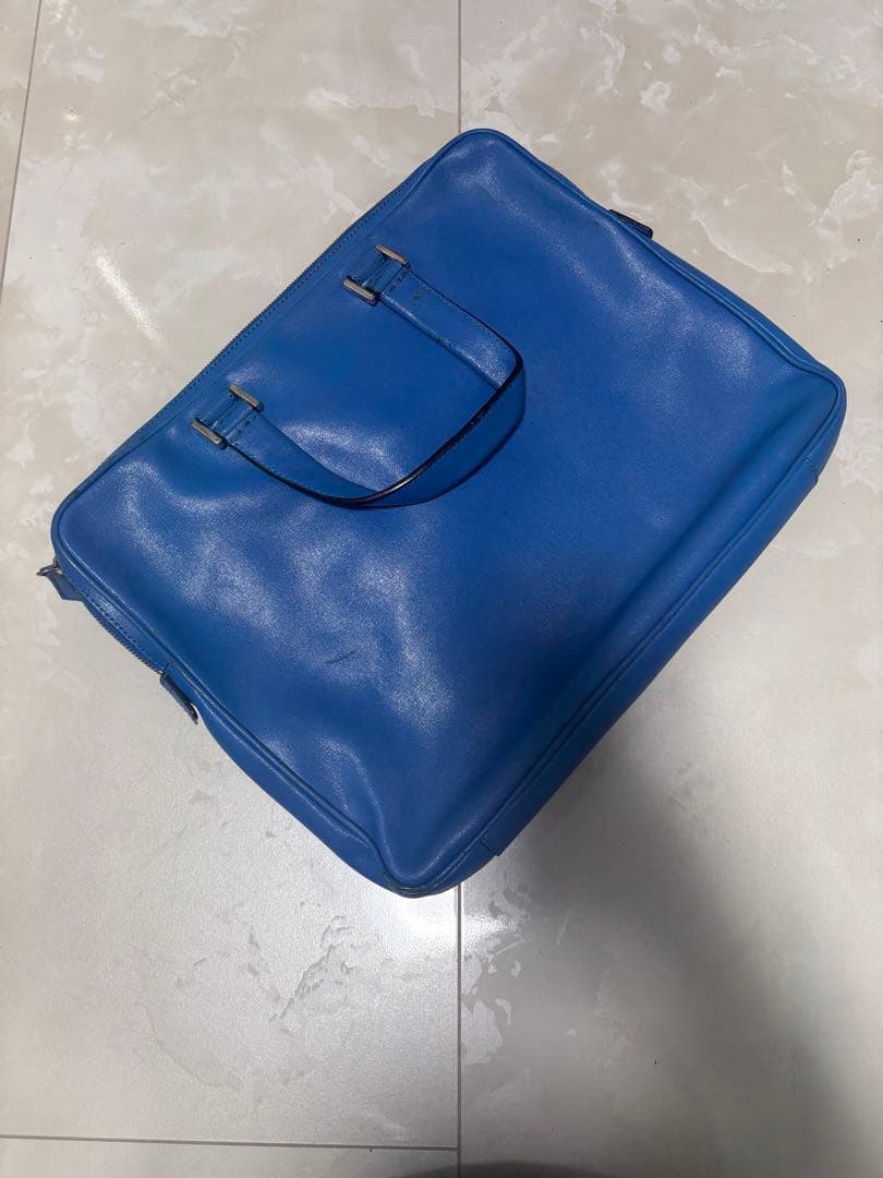 FENDI ビジネスバッグ 青