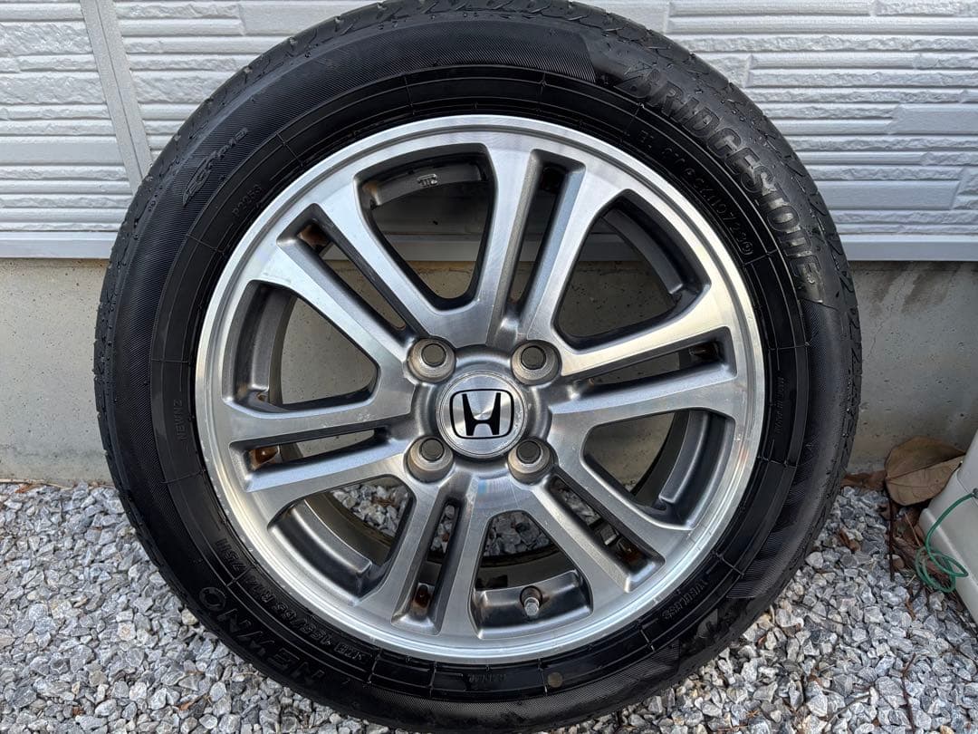 2023年製 バリ溝 NBOX 純正 155/65R14 タイヤホイールセット