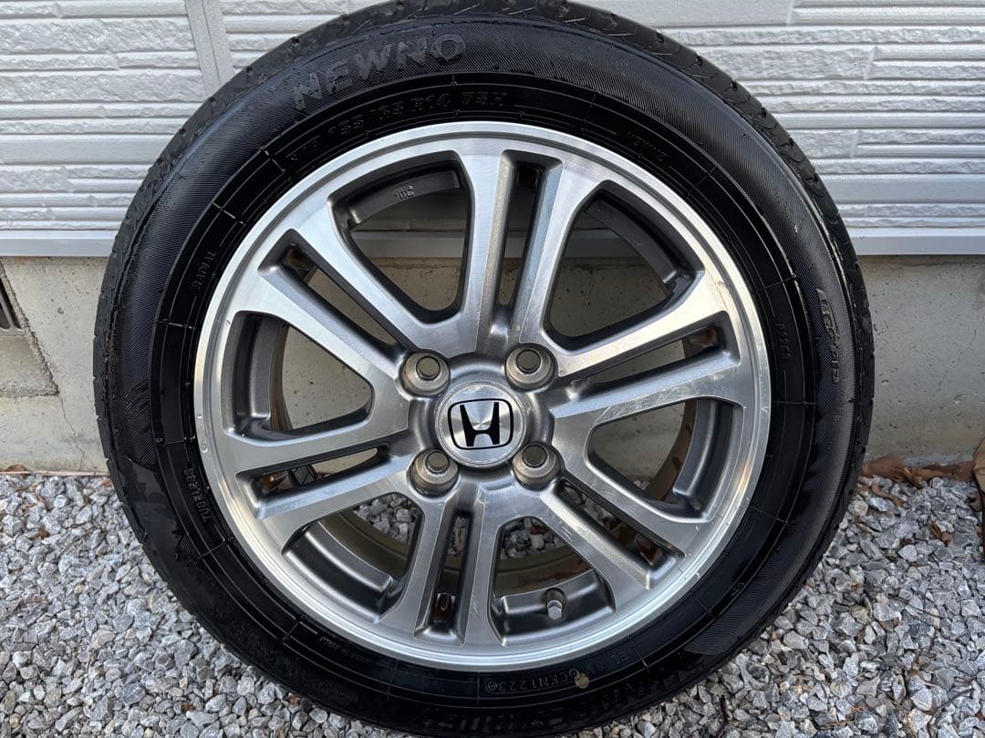 2023年製 バリ溝 NBOX 純正 155/65R14 タイヤホイールセット