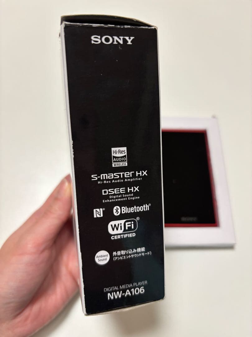 SONY WALKMAN レッド NW-A106