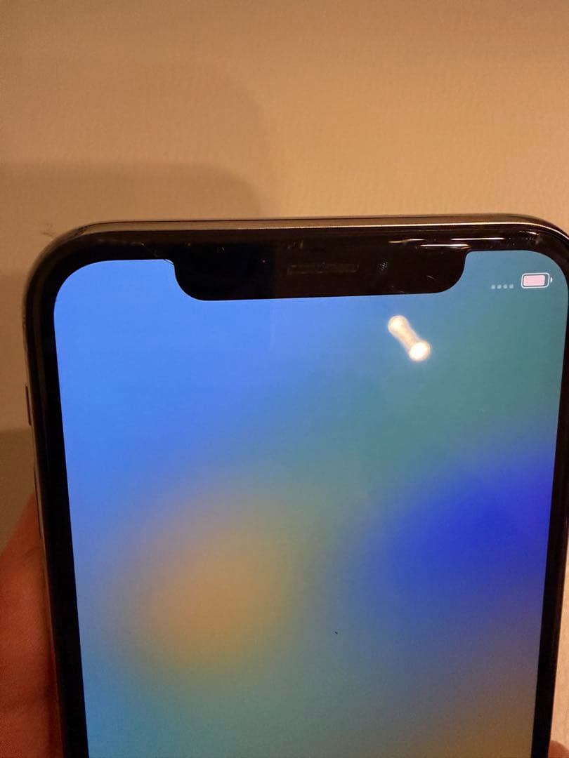 iPhone X 本体 背面ひび割れあり