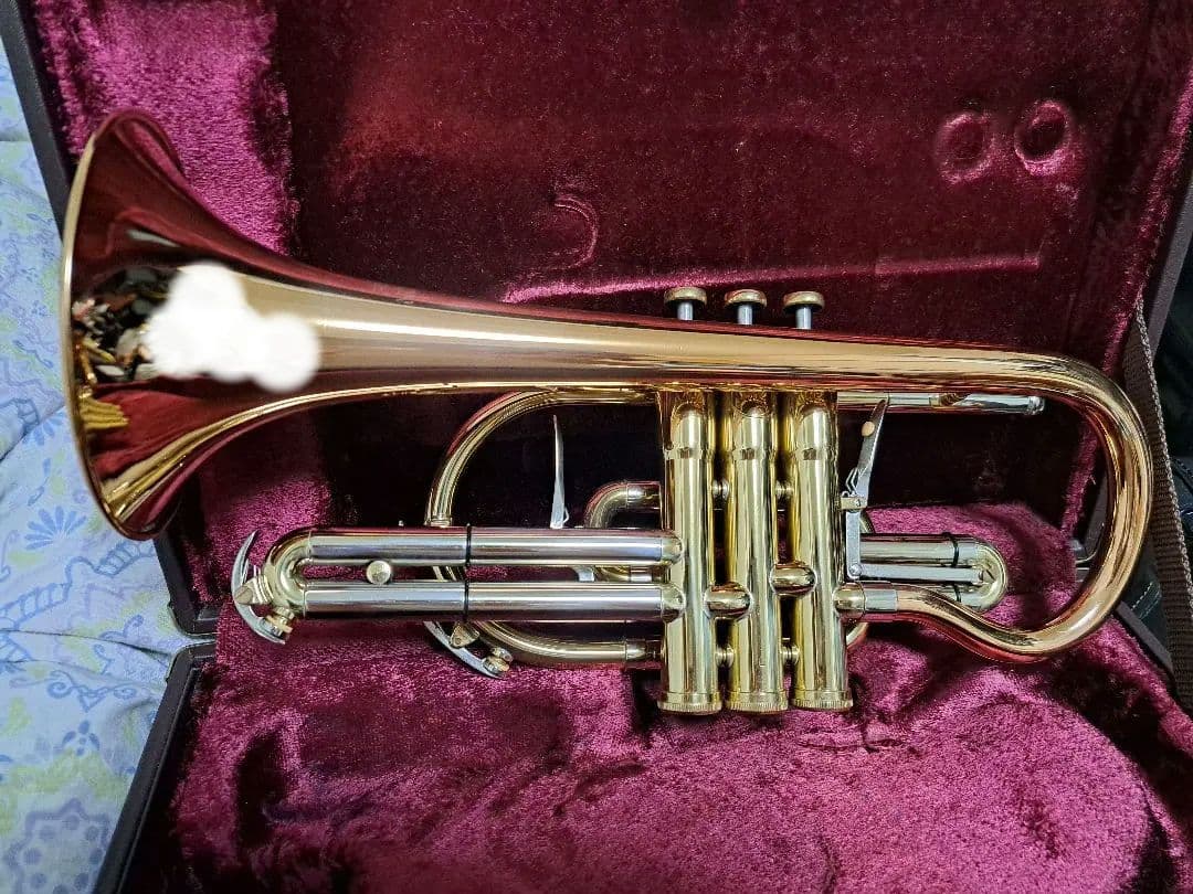 BESSON　ベッソン B管コルネット ケース付き　ラッカー