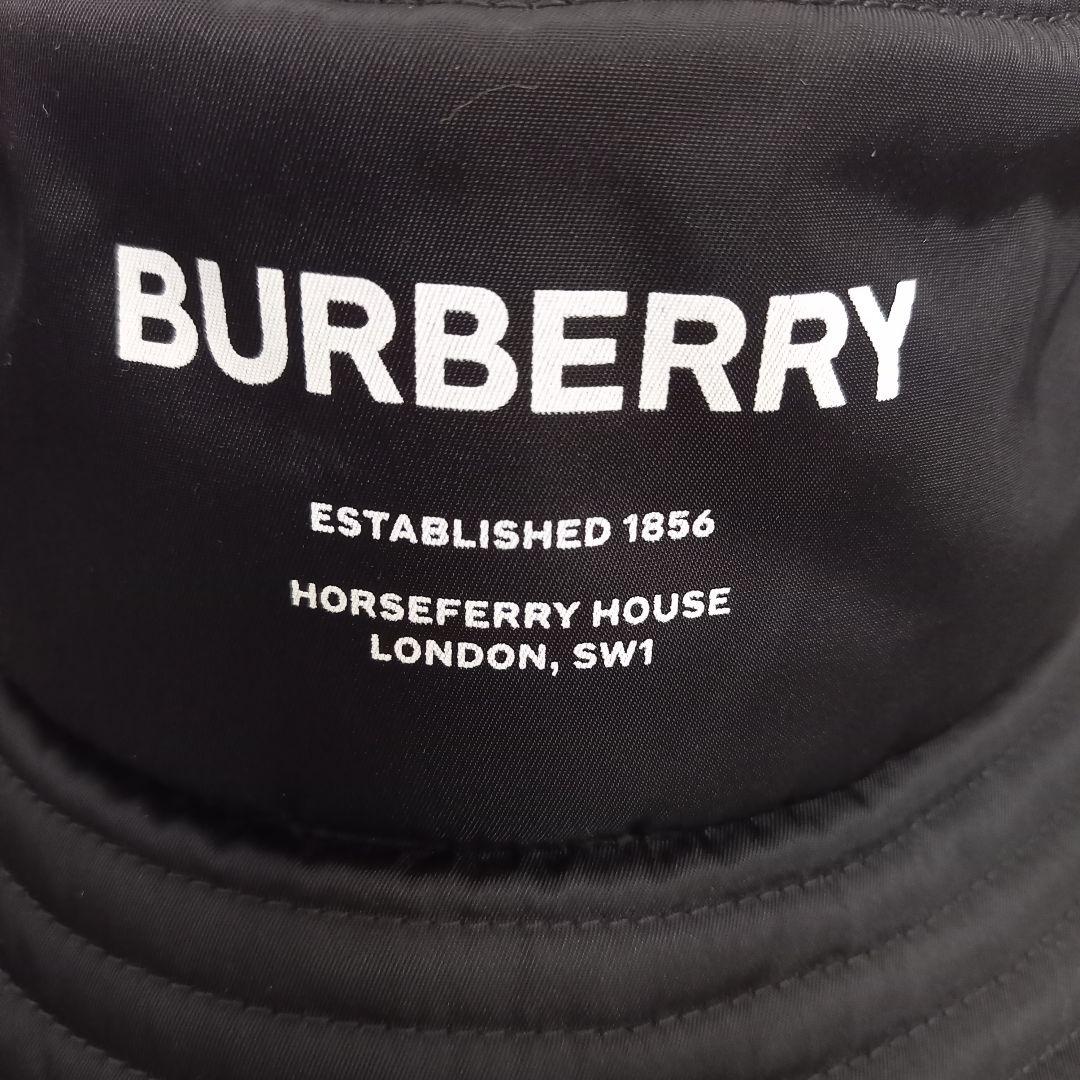 ざっきー☆ BURBERRY バケットハット ブラック ナイロン XSサイ