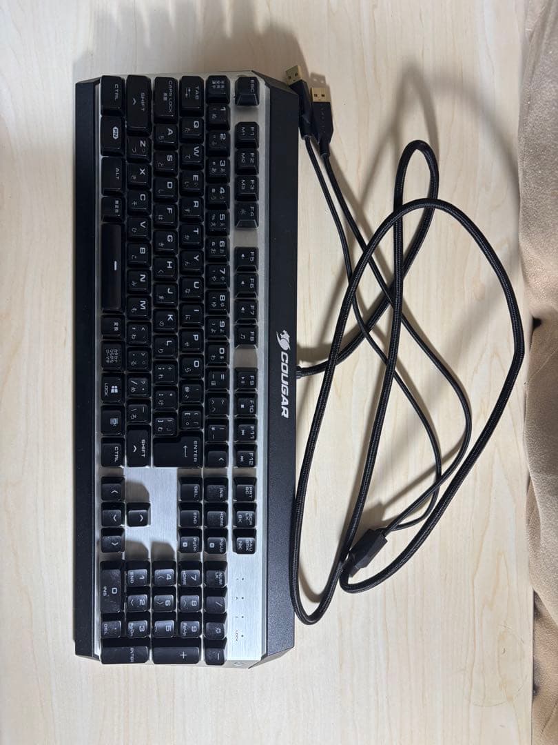 COUGAR HAGANE ゲーミングキーボード 本体 青軸