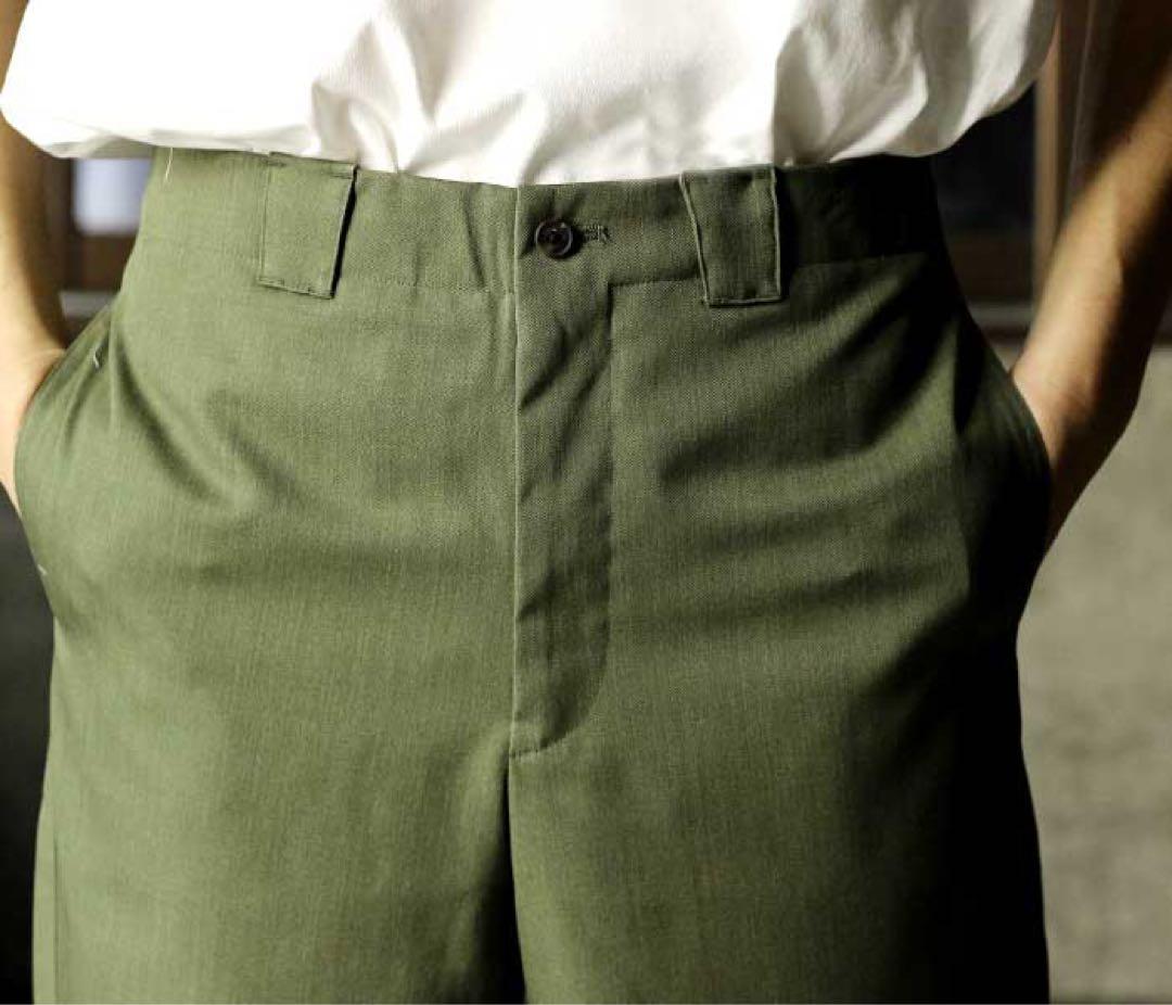 未使用✨AUBETT MELANGE WOOL BAGGY PANTS 4