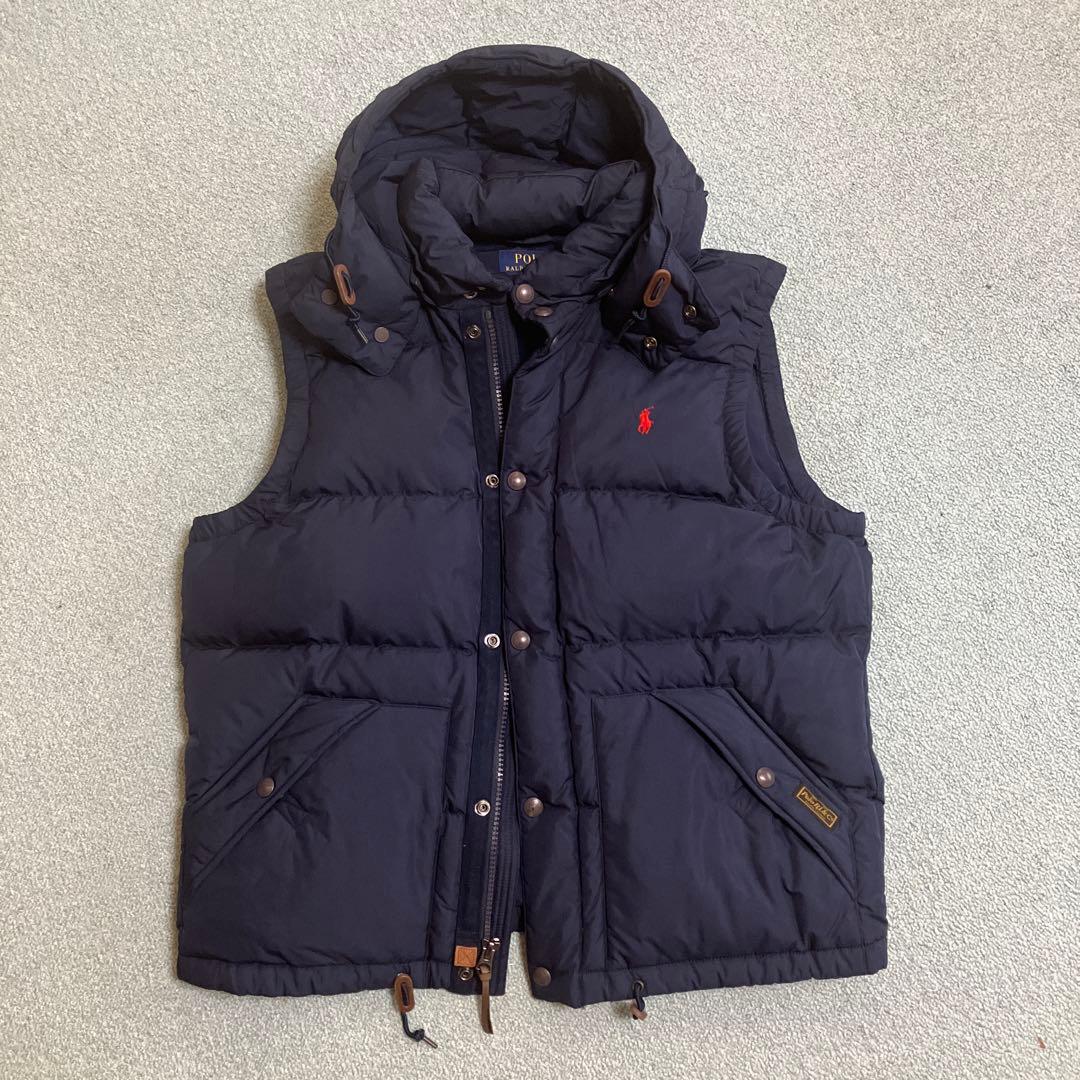 2way Polo Ralph Lauren ネイビー L ダウンベスト 未使用