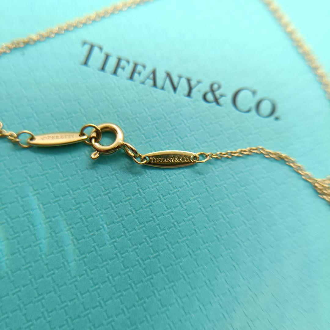 a*a様 極美品✨️　ティファニー　保存箱付き　バイザヤード　ゴールド　0.12