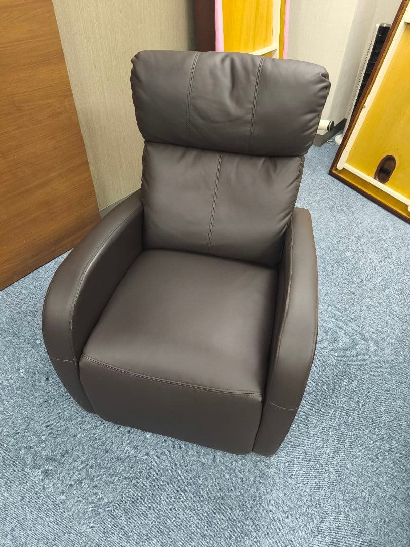 【送料込】ラウンジチェアDX レッグレスト連動タイプ(アイボリー)