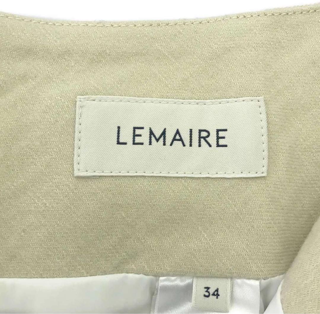 LEMAIRE ルメールCropped Curved Pants ベージュ 34