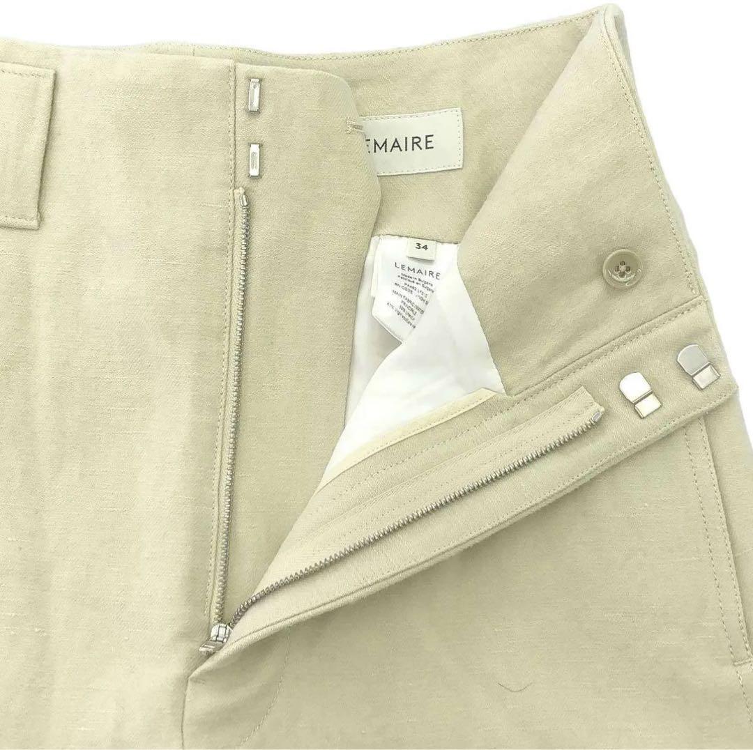 LEMAIRE ルメールCropped Curved Pants ベージュ 34