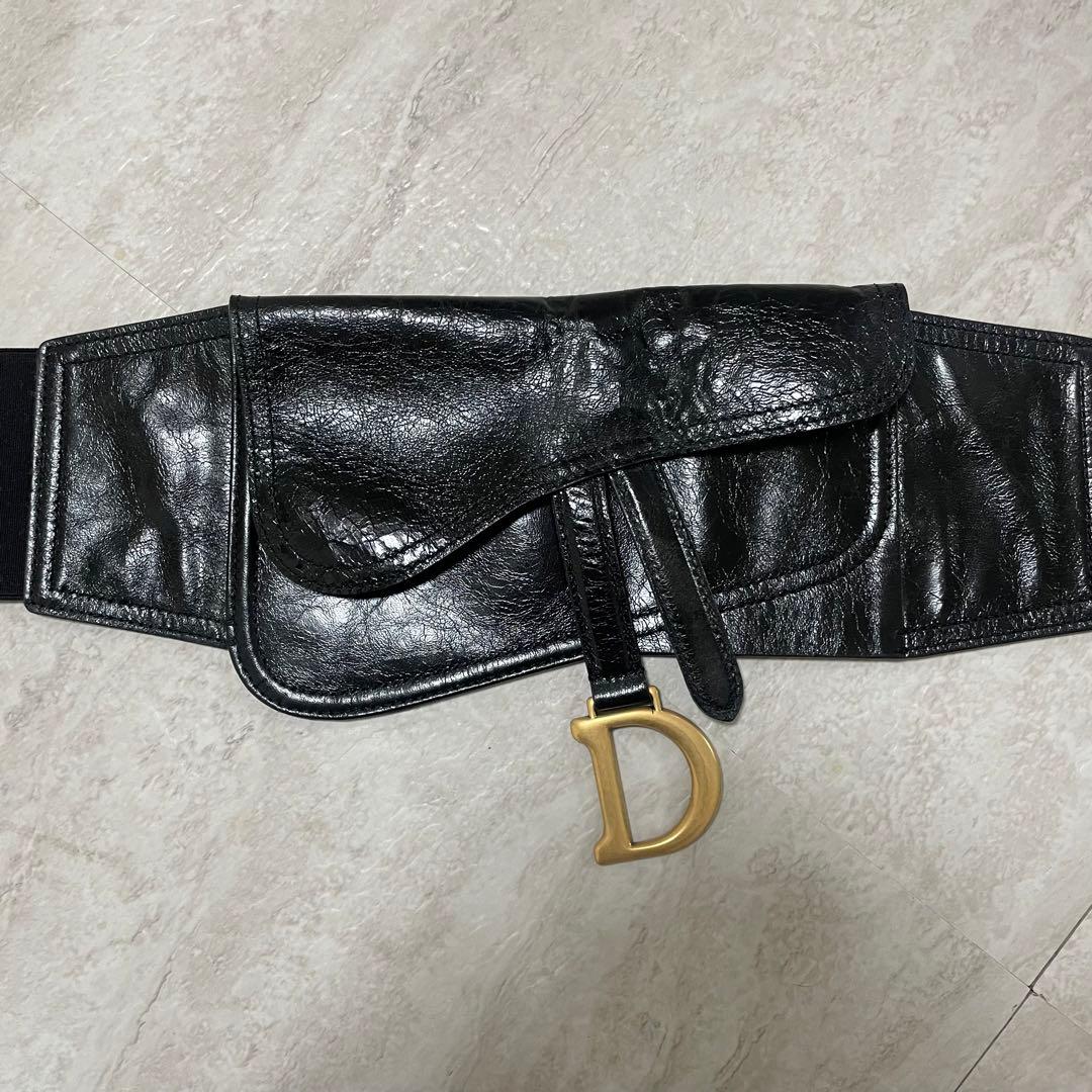 DIOR サドルベルト　レザー
