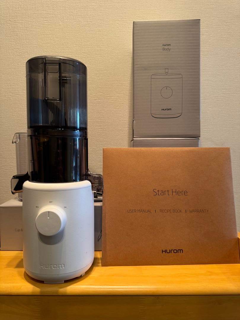 ［明日迄　限定値下］ HUROM H310A スロージューサー