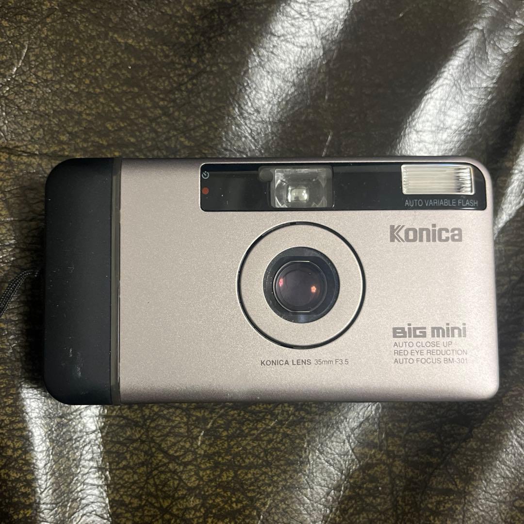 希少 動作品Konica BiG mini BM-301コンパクトフィルムカメラ