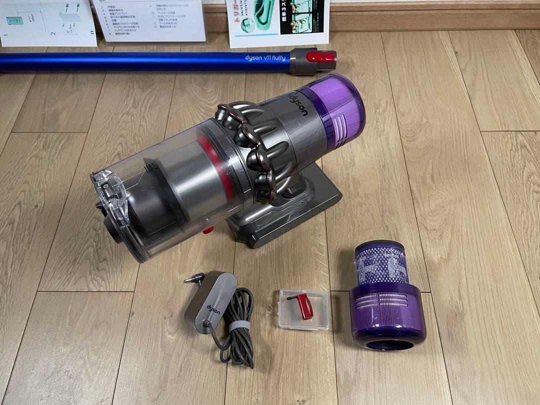 ダイソン③SV15V11 美品パイプ２ヘッドから選択　交換フィルター フルパーツ