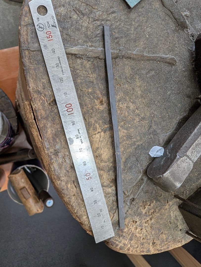 K18 ハンドメイド バングル 約12.4g