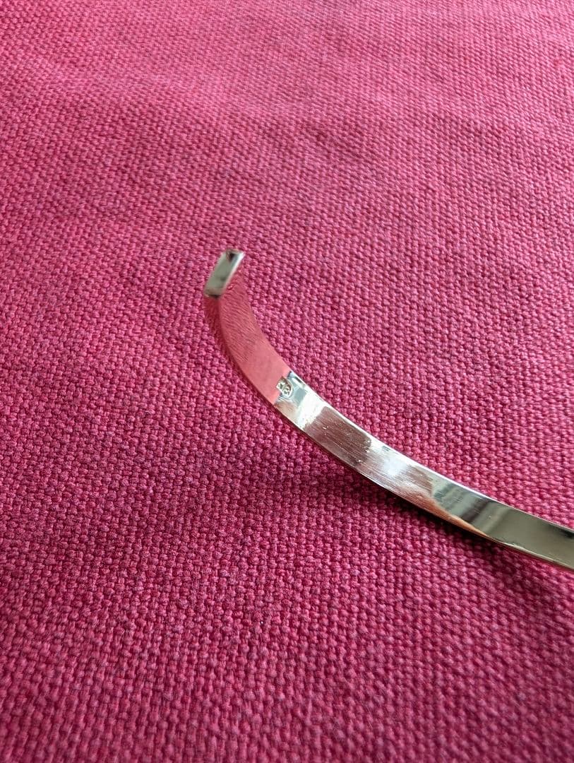 K18 ハンドメイド バングル 約12.4g