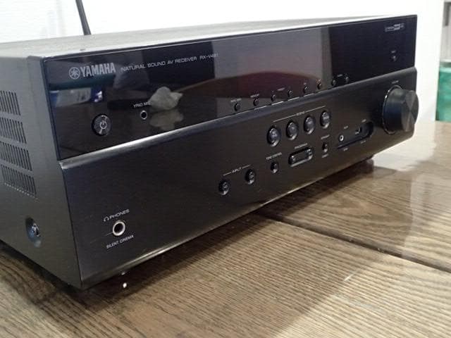 YAMAHA RX-V481 AVアンプ 快調良音・リモコン無し・アプリ便利です
