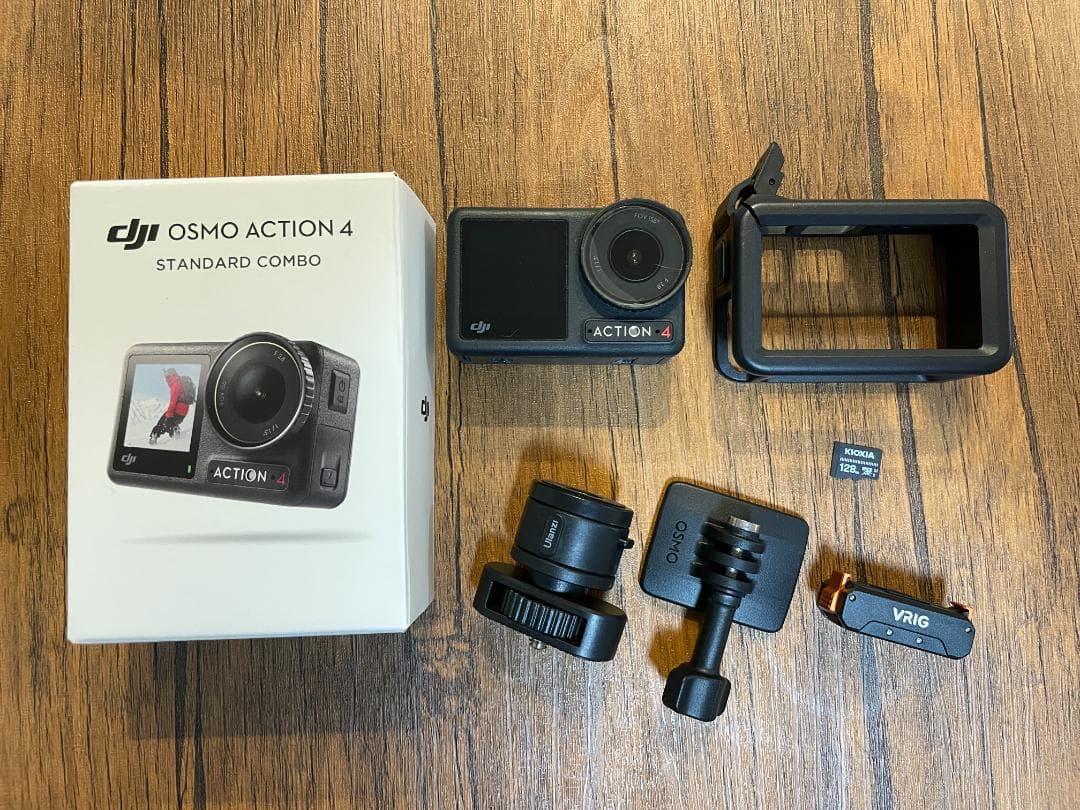 DJI Osmo Action 4 Standard Combo美品 周辺機器付
