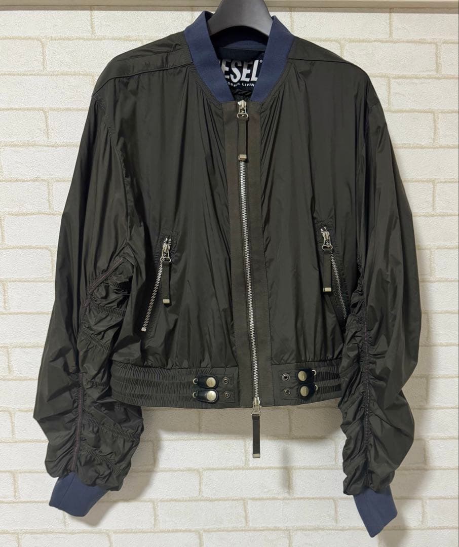 未使用 DIESEL G-Noak ショート丈ジャケット 42inch カーキ系