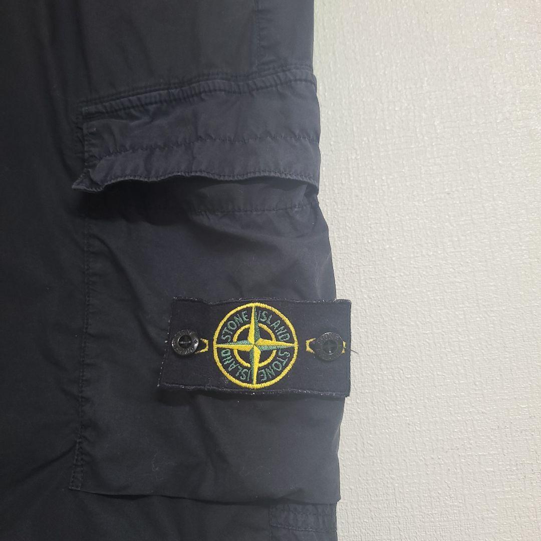 stone  ストーンアイランド ブラック カーゴパンツ W30