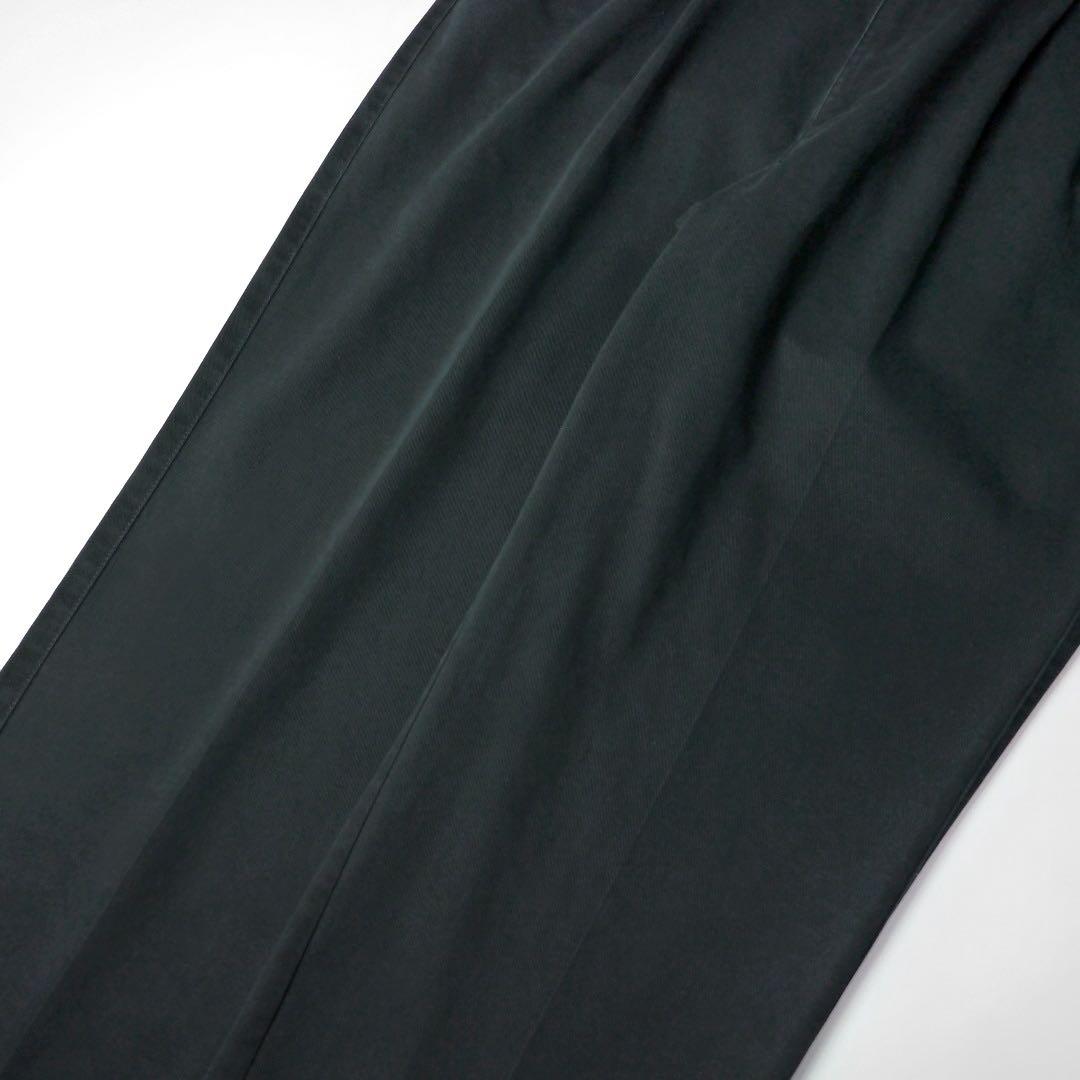 00sビンテージ リーバイス ドッカーズ ツータック チノパン パンツ黒ブラック