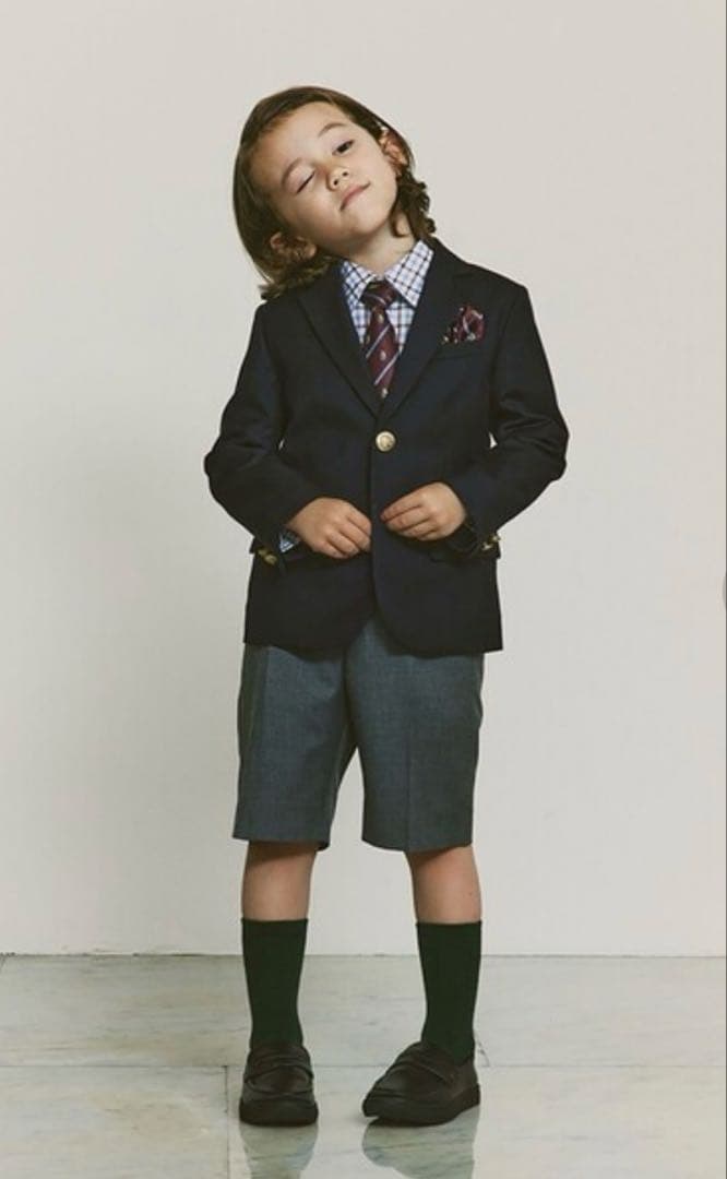 入学式　110 一式　グリーンレーベルリラクシング 男の子　スーツ