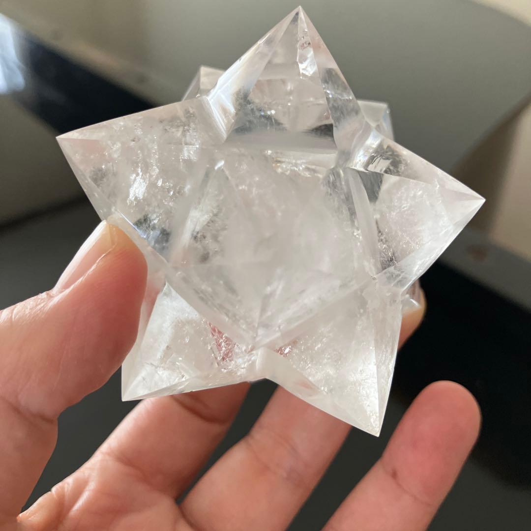 ARIA さま専用美！水晶　アステロイド　マカバスター　天然石置物