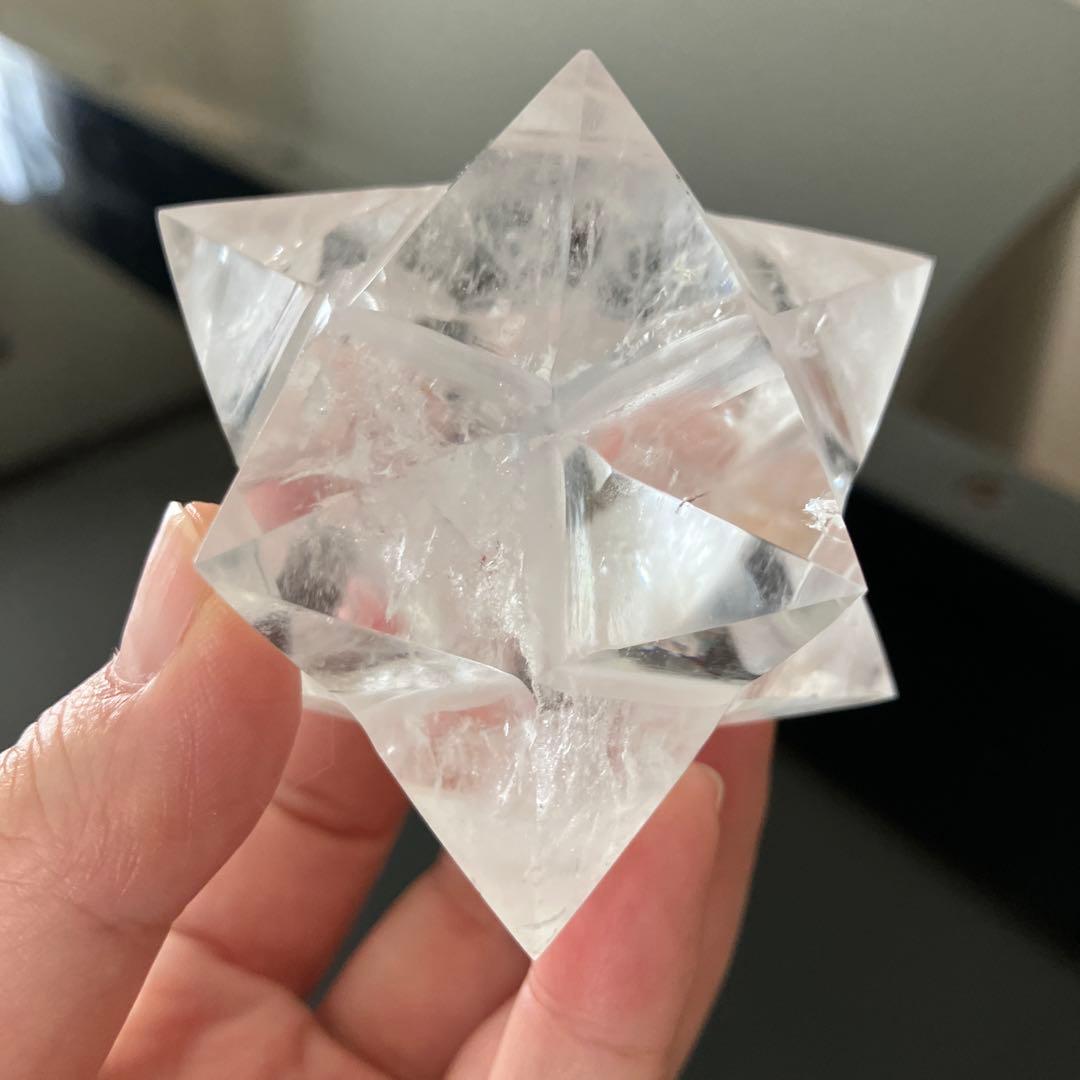 ARIA さま専用美！水晶　アステロイド　マカバスター　天然石置物