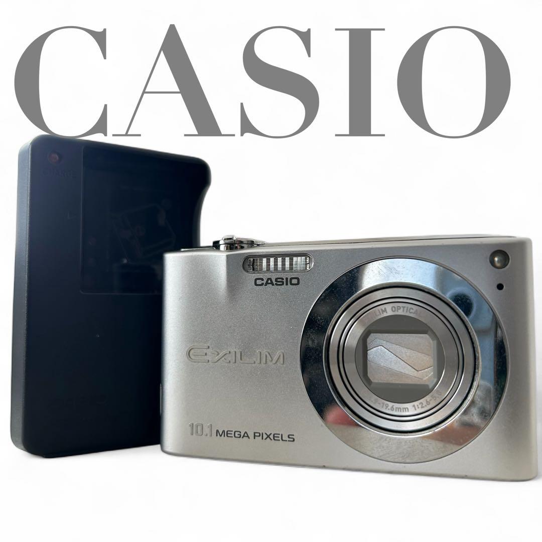 動作確認済み CASIO EXILIM EX-z100 シルバー コンデジ