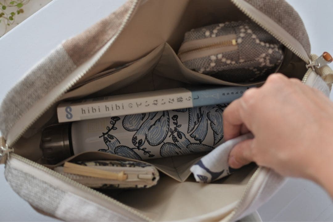 ミナペルホネン　dop tambourineのライフバッグ