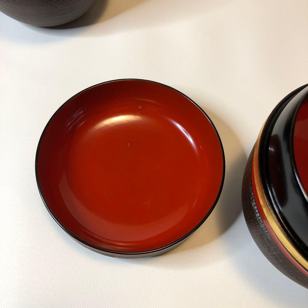 【最終値下】信玄弁当 天然木製 漆塗 6客セット 未使用