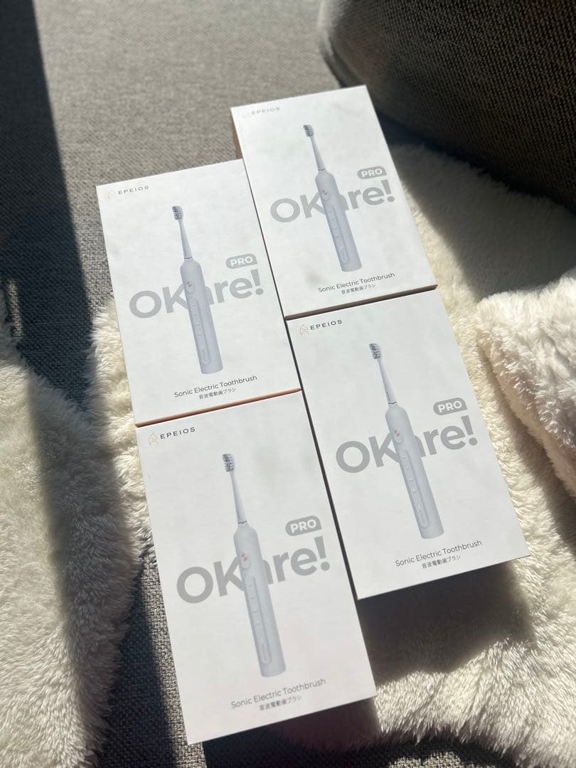 EPEIOS Okare! PRO 電動歯ブラシ ホワイト4本セット
